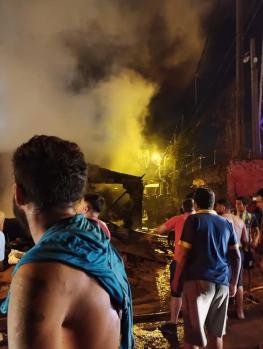 Varias casas afectadas por incendios en la Chacarita